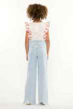 Load image into Gallery viewer, Girls High Rise Wide Leg Jeans