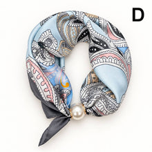Load image into Gallery viewer, Silk Feel Pearl Magnetic Clasp Scarf Necklace | 40NK9802