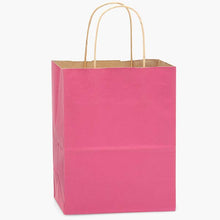 Load image into Gallery viewer, Recycled Kraft Color Paper Retail Shopping Bags