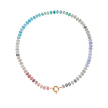 Load image into Gallery viewer, Natural Stone Semi-Precious Glass Mixed Necklace | 40NK9659