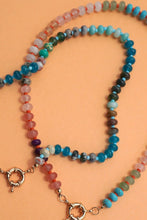 Load image into Gallery viewer, NATURAL STONE CHARM SPRING CLASP BEADED NECKLACE | 40NK9467