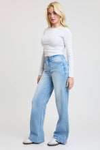 Load image into Gallery viewer, Junior Luxe High Rise Super Soft Wide Leg Jeans-P070619-L09