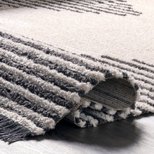 Load image into Gallery viewer, Morgan Contemporary Shag Fringe Area Rug