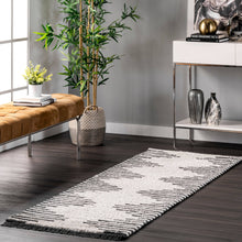 Load image into Gallery viewer, Morgan Contemporary Shag Fringe Area Rug