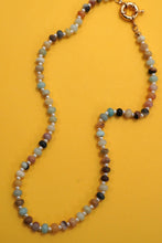 Load image into Gallery viewer, NATURAL STONE CHARM SPRING CLASP BEADED NECKLACE | 40NK9467