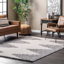Load image into Gallery viewer, Morgan Contemporary Shag Fringe Area Rug