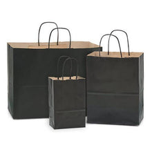 Load image into Gallery viewer, Recycled Kraft Color Paper Retail Shopping Bags