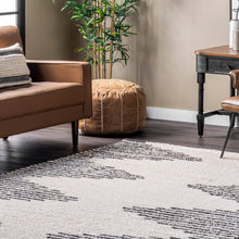 Load image into Gallery viewer, Morgan Contemporary Shag Fringe Area Rug