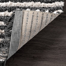Load image into Gallery viewer, Morgan Contemporary Shag Fringe Area Rug