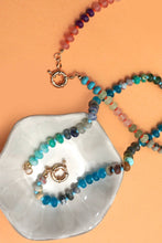 Load image into Gallery viewer, NATURAL STONE CHARM SPRING CLASP BEADED NECKLACE | 40NK9467