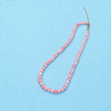 Load image into Gallery viewer, Precious Pink &amp; Jade Glass Bead Necklaces
