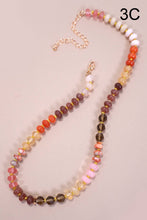 Load image into Gallery viewer, Cute &amp; Colorful Agate Glass Bead Necklace

