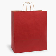 Load image into Gallery viewer, Recycled Kraft Color Paper Retail Shopping Bags

