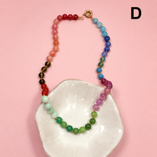 Load image into Gallery viewer, Natural Stone Semi-Precious Glass Mixed Necklace | 40NK9659

