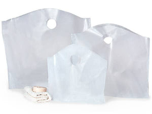 Wave Top Plastic Merchandise Bags