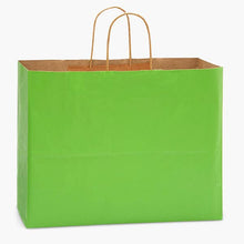 Load image into Gallery viewer, Recycled Kraft Color Paper Retail Shopping Bags
