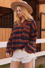 Load image into Gallery viewer, Striped Oversized Sweatshirt
