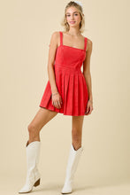 Load image into Gallery viewer, Red Pleated Dress
