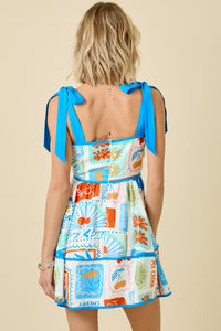 Print Mini Dress