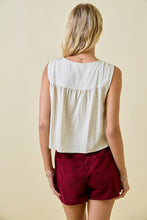Load image into Gallery viewer, Sleeveless Shirring Top
