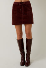 Load image into Gallery viewer, Corduroy Mini Skirt
