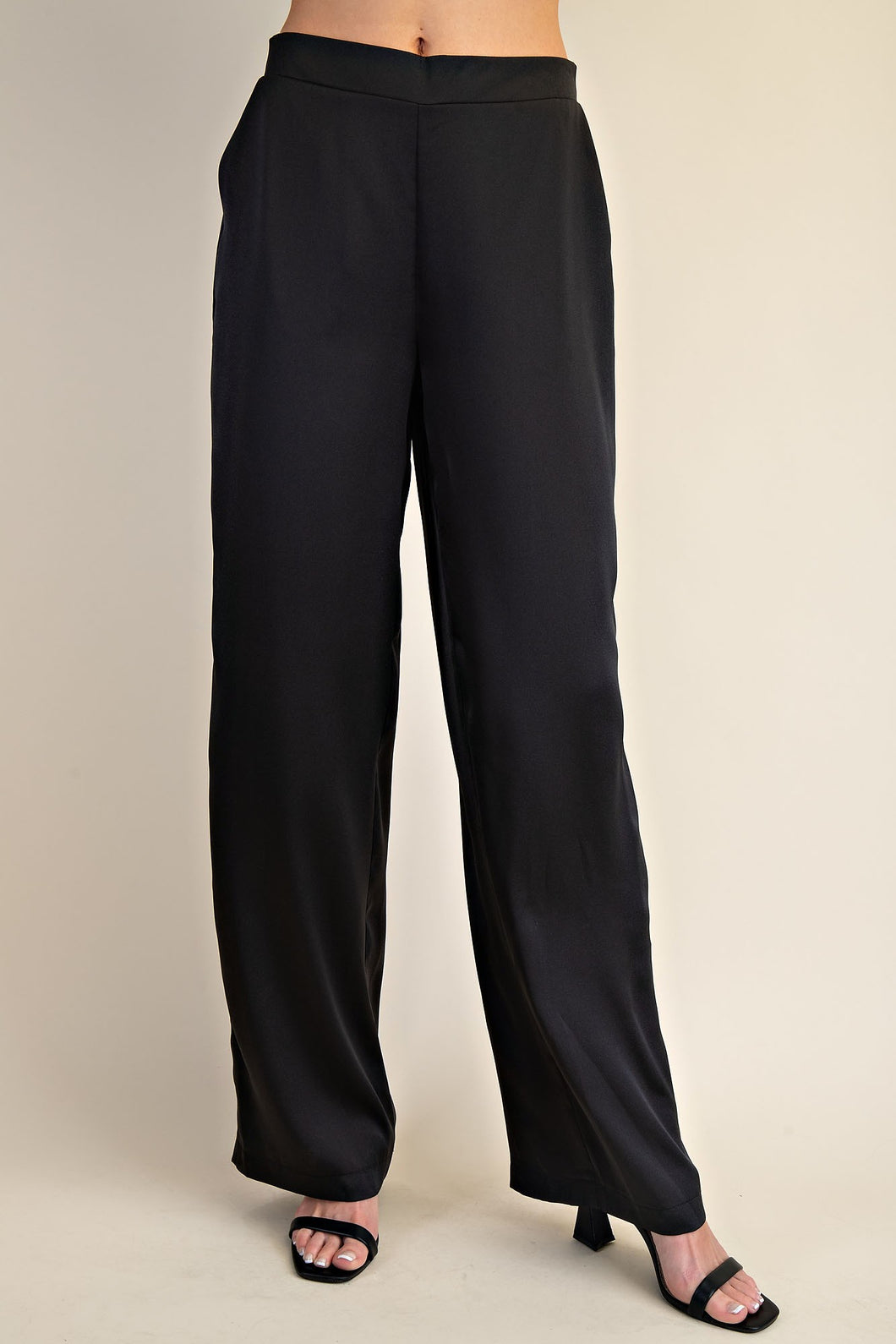 High-waisted Wide Leg Pants