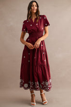 Load image into Gallery viewer, Embroidered Midi Dress
