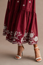 Load image into Gallery viewer, Embroidered Midi Dress
