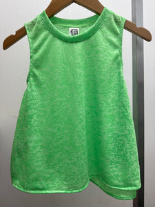 Green Burnout Tank