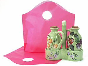 Wave Top Plastic Merchandise Bags