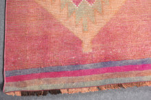 Load image into Gallery viewer, Red Kilim Rug, 2.9x11.1 Ft Geometric Woven Rug
