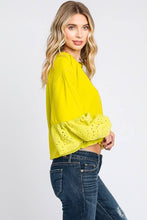 Load image into Gallery viewer, Washed  Batwing Sleeve Oversized Top
