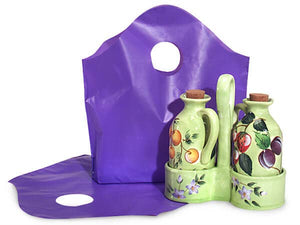 Wave Top Plastic Merchandise Bags