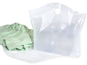 Wave Top Plastic Merchandise Bags