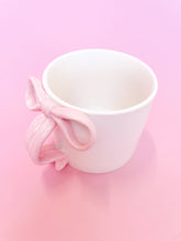 Load image into Gallery viewer, Pink Bow 15oz Ceramic Coffee Mug
