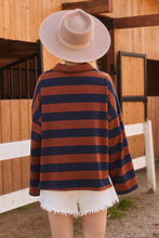 Load image into Gallery viewer, Striped Oversized Sweatshirt
