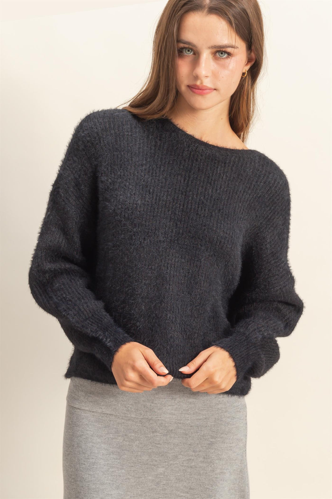 Cross Back Sweater