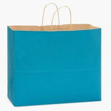 Load image into Gallery viewer, Recycled Kraft Color Paper Retail Shopping Bags
