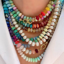 Load image into Gallery viewer, Natural Stone Semi-Precious Glass Mixed Necklace | 40NK9659
