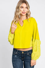 Load image into Gallery viewer, Washed  Batwing Sleeve Oversized Top
