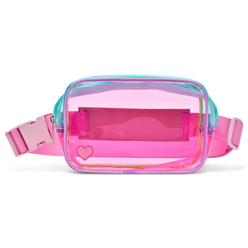 Color Block Clear Bag