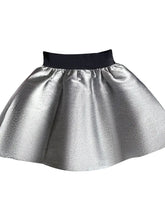 Load image into Gallery viewer, Silver Gathered Skirt
