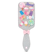Load image into Gallery viewer, Charming Rhinestone Paddle Brush
