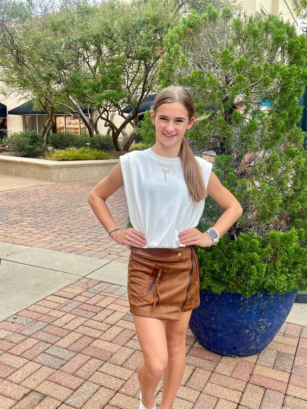Suede Skirt Jr