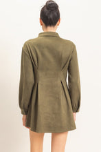 Load image into Gallery viewer, Suede Shirtdress
