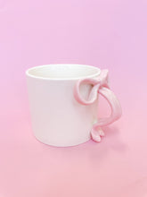 Load image into Gallery viewer, Pink Bow 15oz Ceramic Coffee Mug
