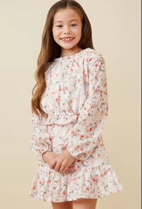 Eyelet Pink Floral Set