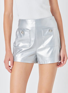 Silver Outpocket Shorts