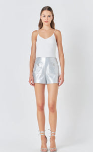 Silver Outpocket Shorts