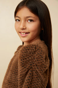 Brown Mohair Top